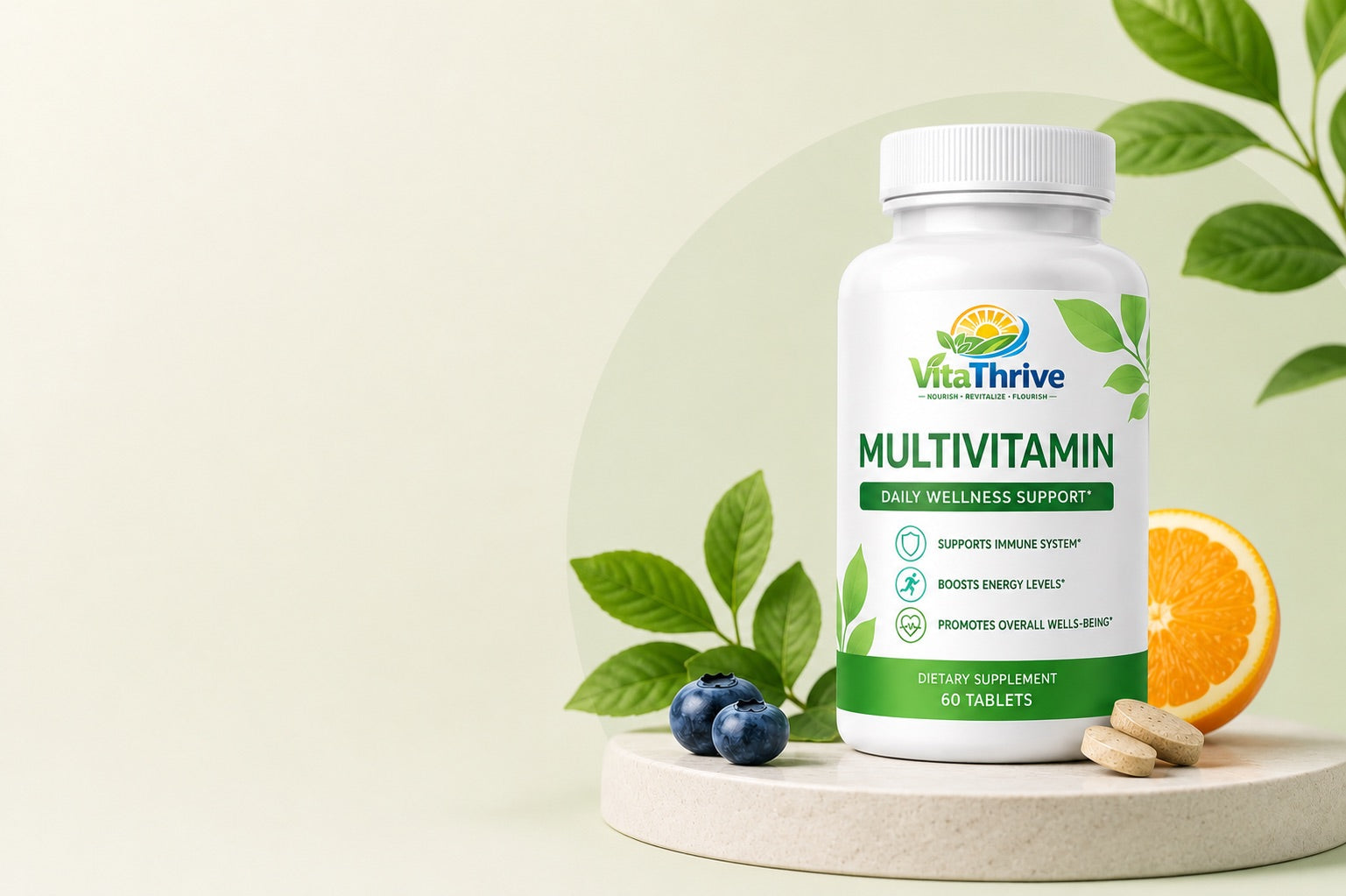 VitaThrive plant-powered supplements with botanical ingredients