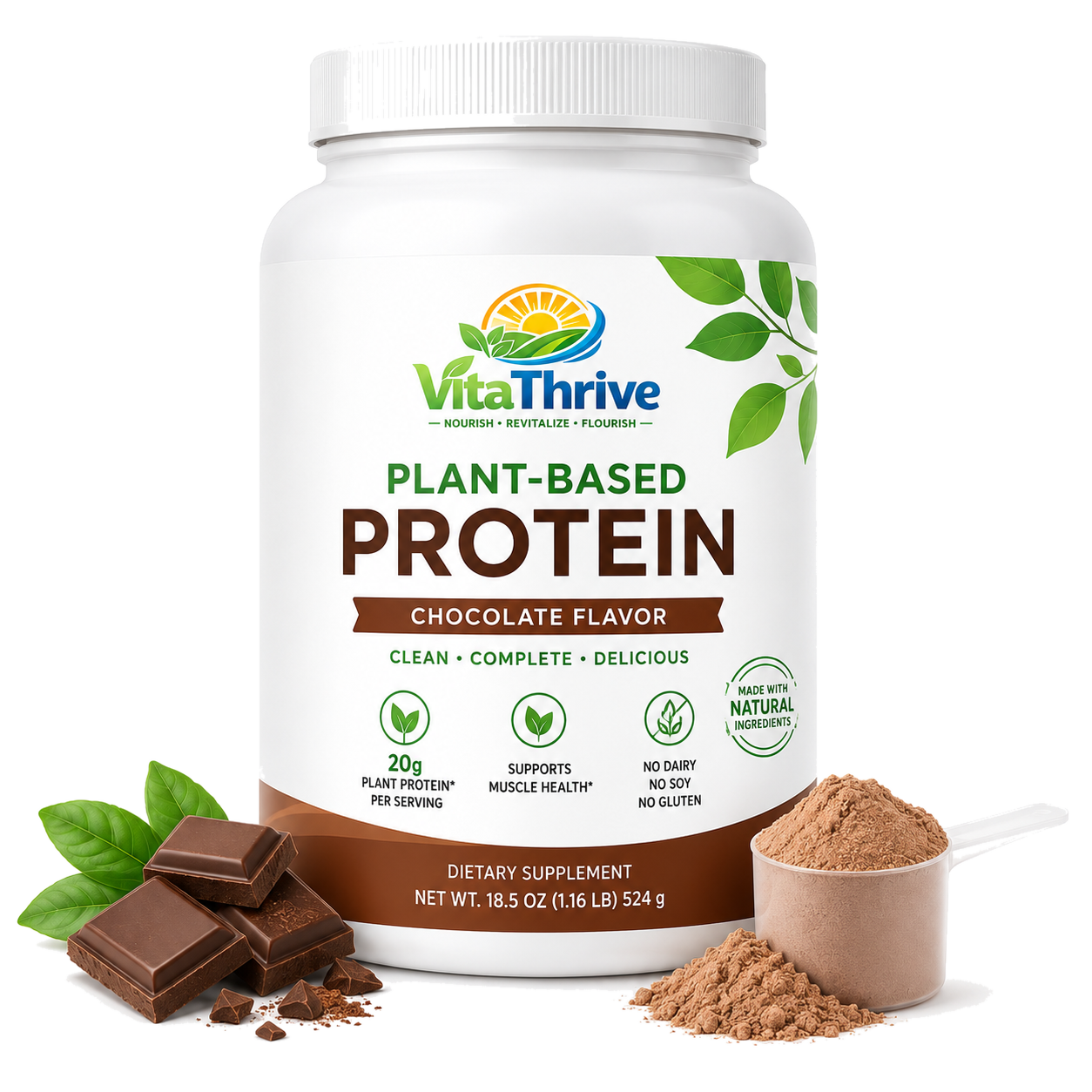 VitaThrive Plant Protein bottle